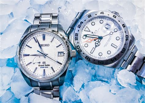 rolex explorer or grand seiko snowflake|seiko rolex datejust.